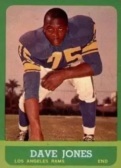 1963 Topps #44 - Dave Jones - Los Angeles Rams