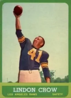 1963 Topps #45 - Lindon Crow - Los Angeles Rams