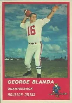 1963 Fleer #36 - George Blanda - Houston Oilers
