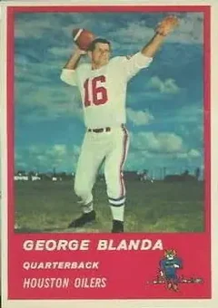 1963 Fleer #36 - George Blanda - Houston Oilers