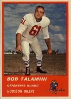 1963 Fleer #39 - Bob Talamini - Houston Oilers