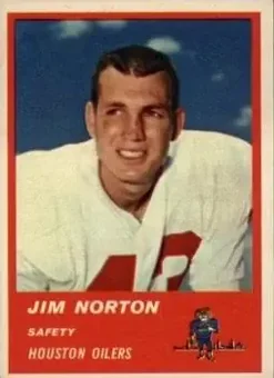 1963 Fleer #40 - Jim Norton - Houston Oilers