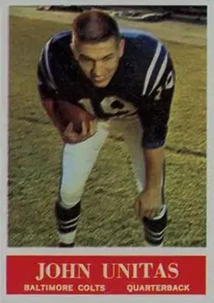 1964 Philadelphia #12 - John Unitas - Baltimore Colts