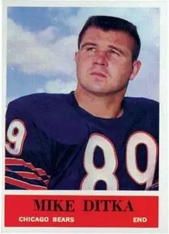 1964 Philadelphia #17 - Mike Ditka - Chicago Bears 1964 Philadelphia #17 - Mike Ditka - Chicago Bears