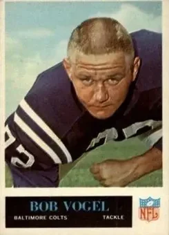 1965 Philadelphia #13 - Bob Vogel - Baltimore Colts