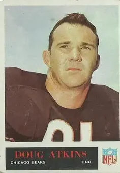 1965 Philadelphia #17 - Doug Atkins - Chicago Bears