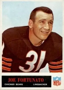 1965 Philadelphia #21 - Joe Fortunato - Chicago Bears - Front
