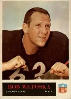 1965 Philadelphia #27 - Bob Wetoska - Chicago Bears