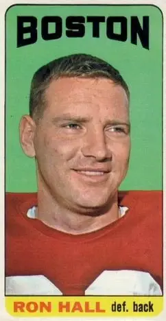 1965 Topps #12 - Ron Hall - Boston Patriots