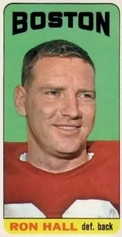 1965 Topps #12 - Ron Hall - Boston Patriots