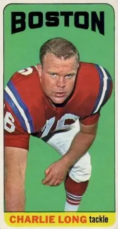 1965 Topps #13 - Charles Long - Boston Patriots