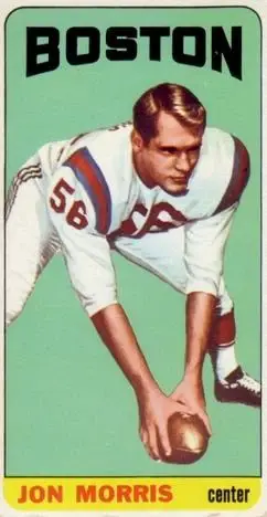 1965 Topps #14 - Jon Morris - Boston Patriots