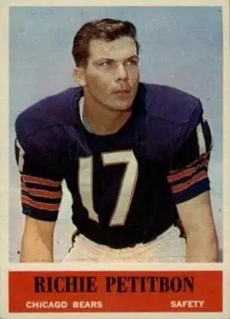 1964 Philadelphia #23 - Richie Petitbon - Chicago Bears - Front 1964 Philadelphia #23 - Richie Petitbon - Chicago Bears - Front