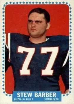1964 Topps #23 - Stew Barber - Buffalo Bills