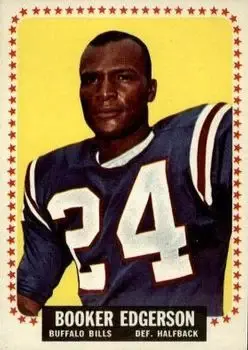 1964 Topps #28 - Booker Edgerson - Buffalo Bills