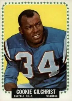 1964 Topps #29 - Cookie Gilchrist - Buffalo Bills