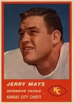1963 Fleer #55 - Jerry Mays - Kansas City Chiefs