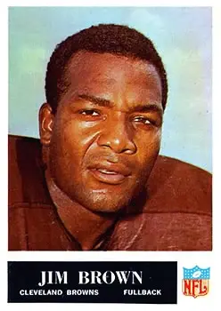 1965 Philadelphia #31 - Jimmy Brown - Cleveland Browns - Front