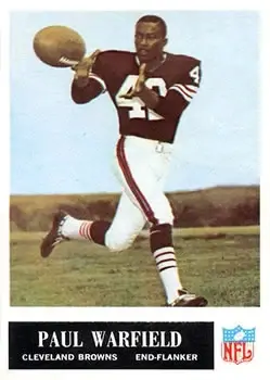 1965 Philadelphia #41 - Paul Warfield - Cleveland Browns