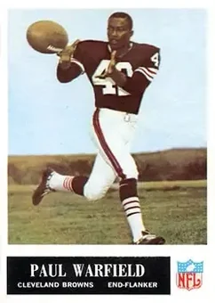 1965 Philadelphia #41 - Paul Warfield - Cleveland Browns 1965 Philadelphia #41 - Paul Warfield - Cleveland Browns