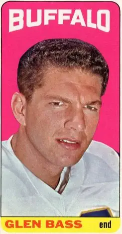 1965 Topps #24 - Glenn Bass - Buffalo Bills
