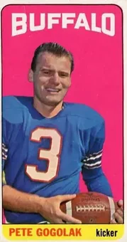 1965 Topps #30 - Pete Gogolak - Buffalo Bills