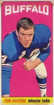 1965 Topps #34 - Tom Keating - Buffalo Bills