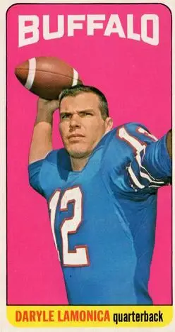 1965 Topps #36 - Daryle Lamonica - Buffalo Bills