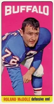 1965 Topps #38 - Roland McDole - Buffalo Bills