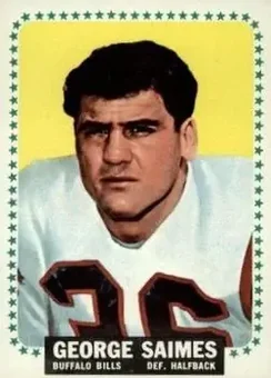 1964 Topps #36 - George Saimes - Buffalo Bills