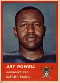 1963 Fleer #59 - Art Powell - Oakland Raiders