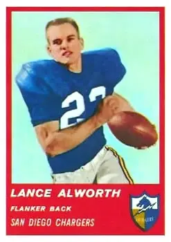 1963 Fleer #72 - Lance Alworth - San Diego Chargers