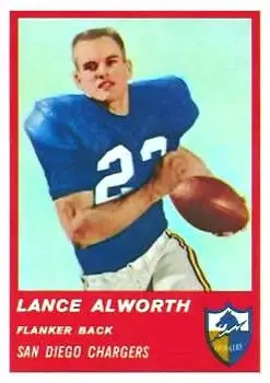 1963 Fleer #72 - Lance Alworth - San Diego Chargers