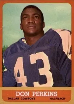 1963 Topps #75 - Don Perkins - Dallas Cowboys