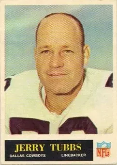 1965 Philadelphia #55 - Jerry Tubbs - Dallas Cowboys