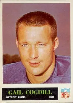 1965 Philadelphia #60 - Gail Cogdill - Detroit Lions - Front 1965 Philadelphia #60 - Gail Cogdill - Detroit Lions - Front