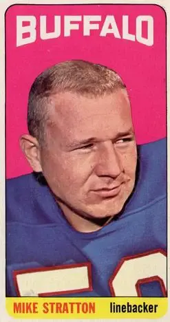 1965 Topps #42 - Mike Stratton - Buffalo Bills
