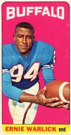 1965 Topps #44 - Ernie Warlick - Buffalo Bills