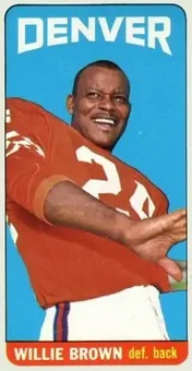 1965 Topps #46 - Willie Brown - Denver Broncos