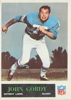 1965 Philadelphia #62 - John Gordy - Detroit Lions