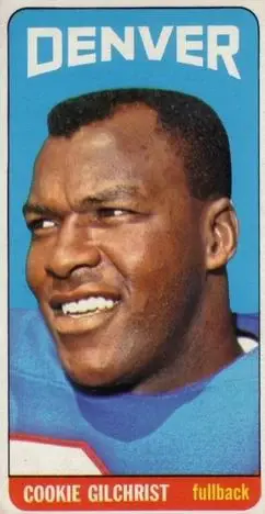 1965 Topps #51 - Cookie Gilchrist - Denver Broncos