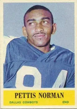 1964 Philadelphia #52 - Pettis Norman - Dallas Cowboys - Front 1964 Philadelphia #52 - Pettis Norman - Dallas Cowboys - Front