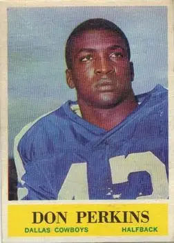 1964 Philadelphia #53 - Don Perkins - Dallas Cowboys - Front