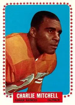 1964 Topps #55 - Charlie Mitchell - Denver Broncos
