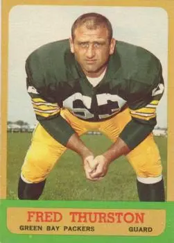 1963 Topps #90 - Fred Thurston - Green Bay Packers