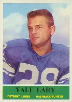1964 Philadelphia #62 - Yale Lary - Detroit Lions