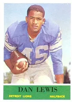 1964 Philadelphia #63 - Dan Lewis - Detroit Lions 1964 Philadelphia #63 - Dan Lewis - Detroit Lions