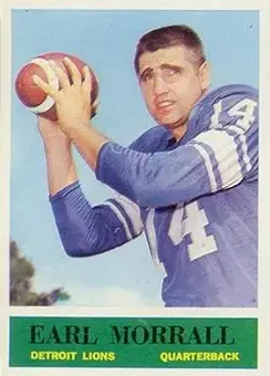 1964 Philadelphia #65 - Earl Morrall - Detroit Lions