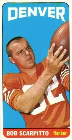 1965 Topps #62 - Bob Scarpitto - Denver Broncos