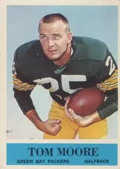 1964 Philadelphia #77 - Tom Moore - Green Bay Packers 1964 Philadelphia #77 - Tom Moore - Green Bay Packers